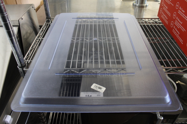 BRAND NEW IN BOX! 6 Carlisle Clear Poly Lid. 18x26 - Image 2 of 4
