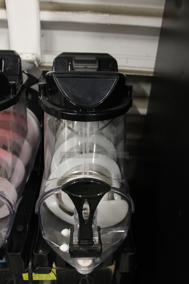 LIKE NEW! Carnival King Aurora 3 Commercial Stainless Steel Electric Countertop Triple Bowl Frozen Beverage Dispenser. 120V. Tested And Working!  - Image 6 of 12