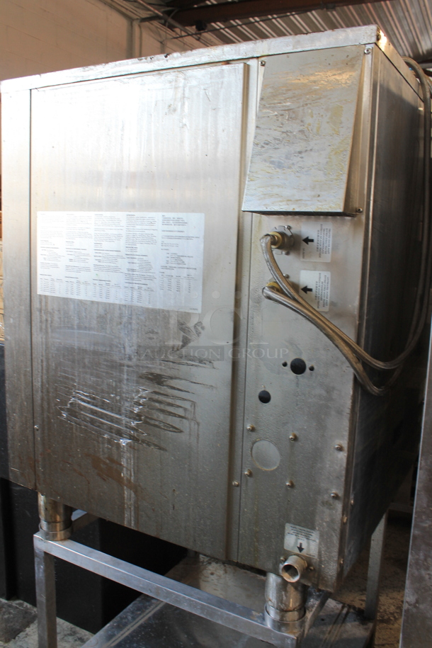 2020 Alto Shaam CTP10-10E Stainless Steel Commercial Electric Powered Combitherm Convection Oven on Metal Equipment Stand. 208-240 Volts, 3 Phase. - Image 5 of 8