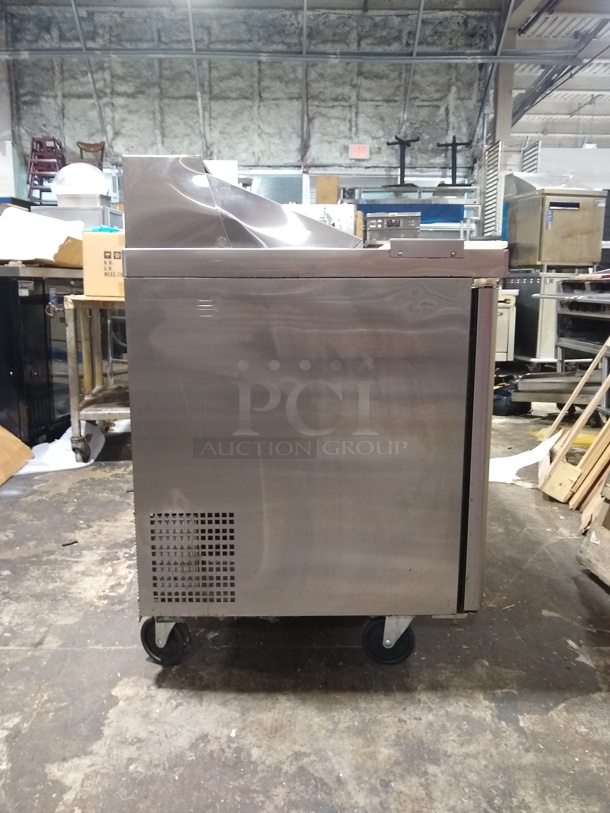 Atosa USA MSF8303GR 60" Two Section Sandwich / Salad Prep Table, 17.2 cu. ft.
 - Image 4 of 4