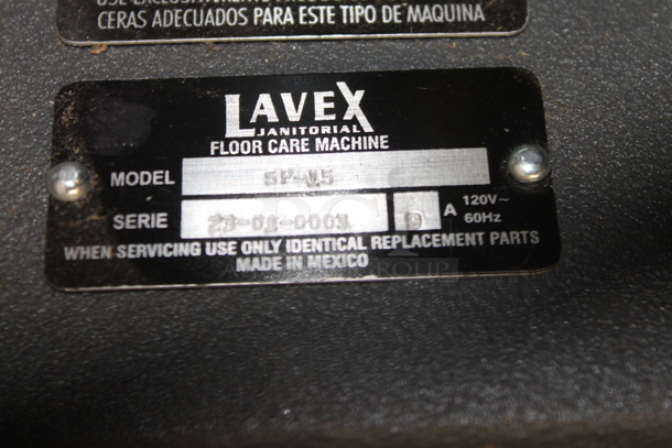 BRAND NEW SCRATCH AND DENT! Lavex SP-15 Metal Commercial Janitorial Pro Series Corded Oscillating Rectangular Floor Machine. 120 Volts, 1 Phase. Tested and Working! - Image 7 of 7