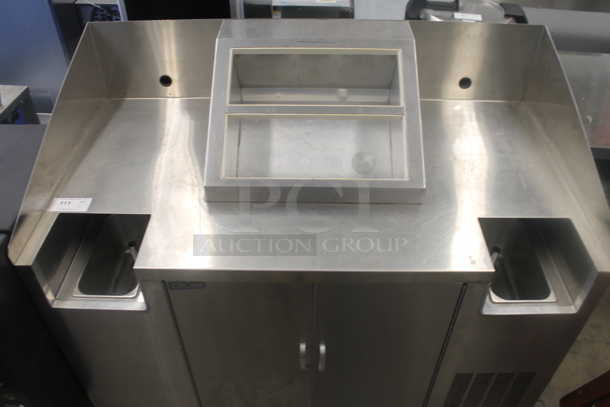 Norlake ZR112SSS-0M-2DQ Stainless Steel Commercial Counter w/ 2 Bays and 2 Doors. 115 Volts, 1 Phase. Tested and Working! - Image 1 of 9