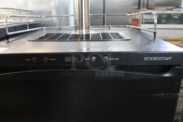 EdgeStar BR3001BL Metal Direct Draw Kegerator w/ Beer Tower, 2 Handles and Nitrogen Tank. 115 Volts, 1 Phase. Tested and Working! - Image 5 of 6
