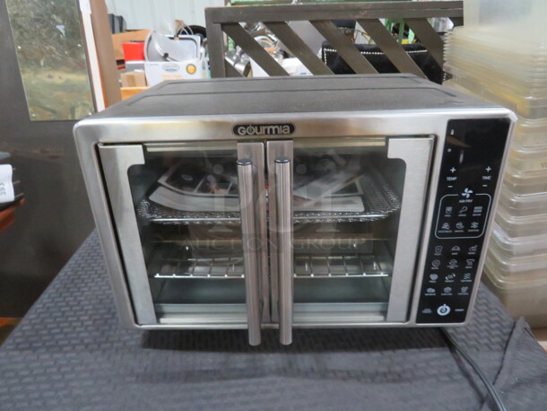 One Gourmia French Door Digital Air Fryer Oven. Model# GTF7465. - Image 1 of 2