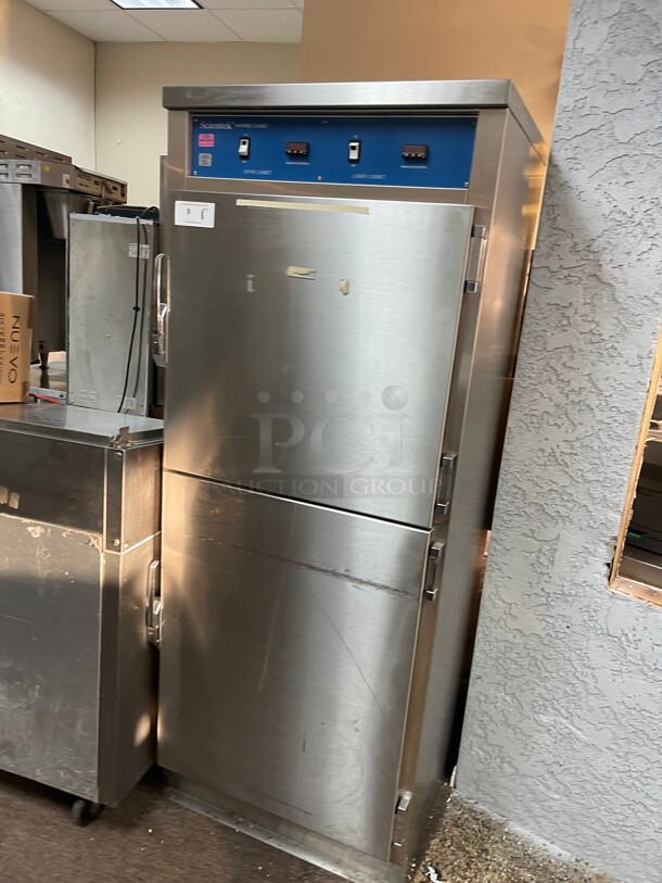 Working! Scientek SWC-2b-24 Double Commercial Warming Cabinets 
Constant temperature NSF 120 Volt Tested and Working! - Image 2 of 10
