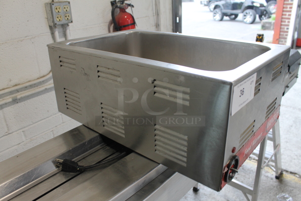 Avantco 177W50 Stainless Steel Commercial Countertop Food Warmer. 120 Volts, 1 Phase. Tested and Working! - Image 3 of 7