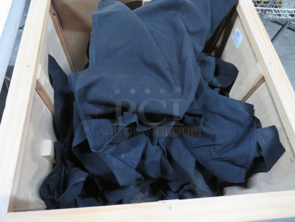 One Mega Lot of 19X19 Black Cloth Napkins. - Image 2 of 2