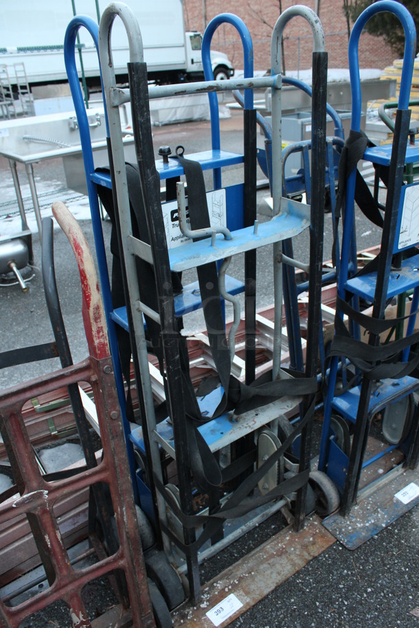2 Metal Furniture Dollies; Gray and Blue. 24x12x60, 24x14x60. 2 Times Your Bid! - Image 2 of 4