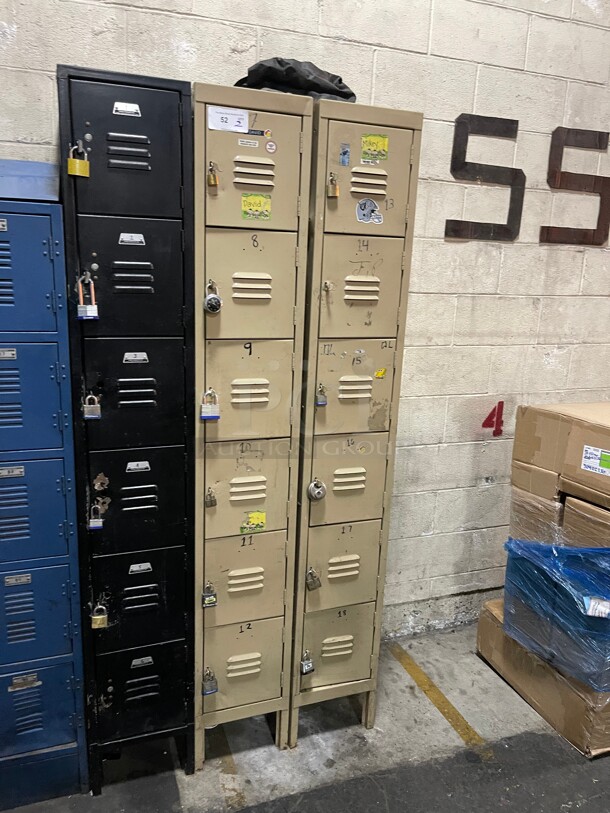 Commercial Employee Lockers 6 Compartments 