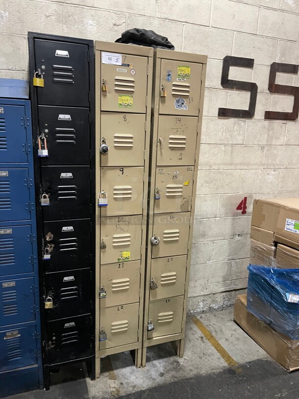 Commercial Employee Lockers 6 Compartments  - Image 1 of 6