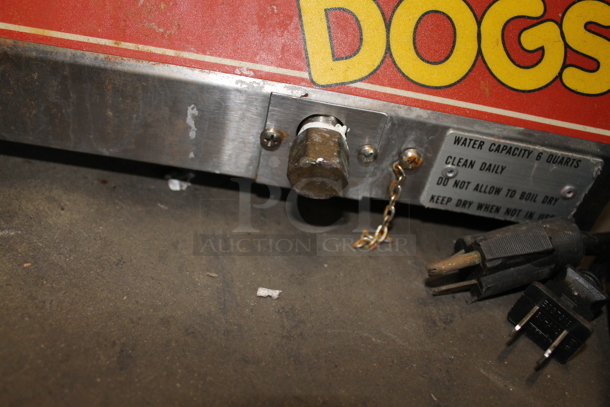 Adcraft HDS-1000W Commercial Stainless Steel Electric Countertop Hot Dog Steamer/Merchandiser. 120V.  - Image 7 of 9