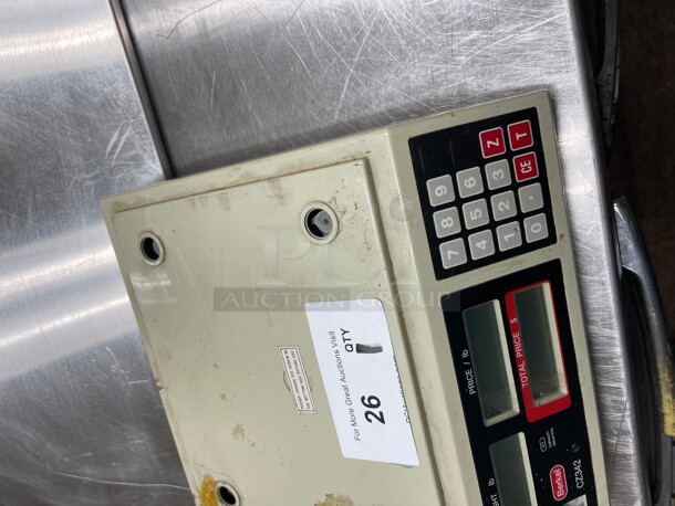 Avery Berkel CZ342 Price Computing Food Scale Countertop Two Sided TESTED Missing Top Cover - Image 9 of 9