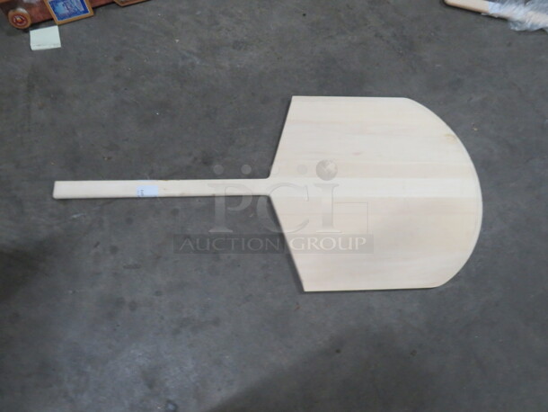One NEW Wooden Pizza Paddle. - Image 1 of 1