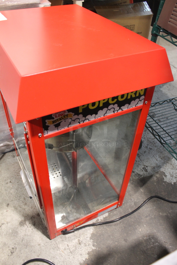 Carnival King 382PM30R Metal Commercial Countertop Popcorn Machine and Merchandiser. 110 Volts, 1 Phase. Tested and Working! - Image 4 of 10