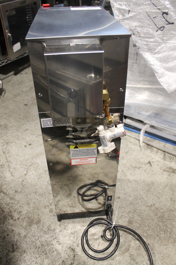 BRAND NEW SCRATCH AND DENT! 2017 Newco ACE-D Stainless Steel Commercial Countertop Coffee Machine w/ Hot Water Dispenser and Poly Brew Basket. 120 Volts, 1 Phase.  - Image 5 of 9