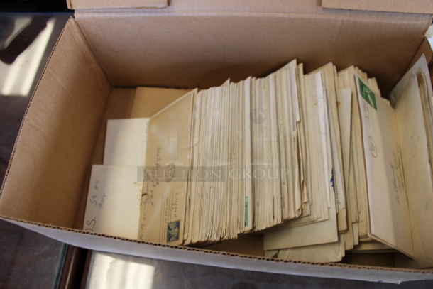 ALL ONE MONEY! Lot of Various Postcards and Stamps Including 3 Cent Smithsonian Institution Stamp, Thomas Jefferson Stamp, and Francis Scott Key Stamps - Image 5 of 10