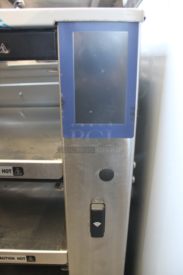 BRAND NEW! 2022 Duke RFHU-42-120H2 Stainless Steel Commercial Countertop 4 Tier Warming Holding Display Case. 120 Volts, 1 Phase. Tested and Working! - Image 5 of 8