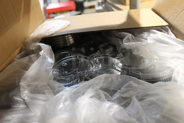 ALL ONE MONEY! Tier Lot of Various Items Including Poly Coated Racks and Plastic Lids - Image 4 of 5