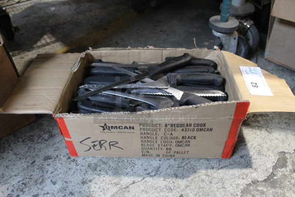 50 SHARPENED Stainless Steel Serrated Knives. 50 Times Your Bid! - Image 2 of 2