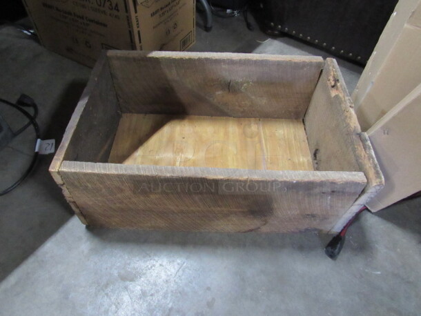 One 26X17X9 Wooden Box.