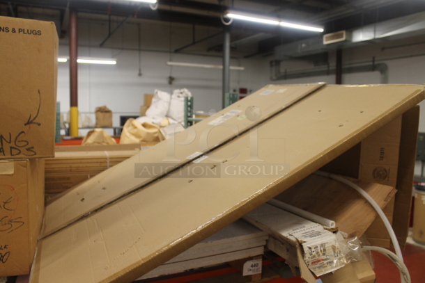 ALL ONE MONEY! PALLET LOT of Various Items Including Vinyl Toe Trim and Cleaning Pads . BUYER MUST REMOVE. - Image 2 of 8