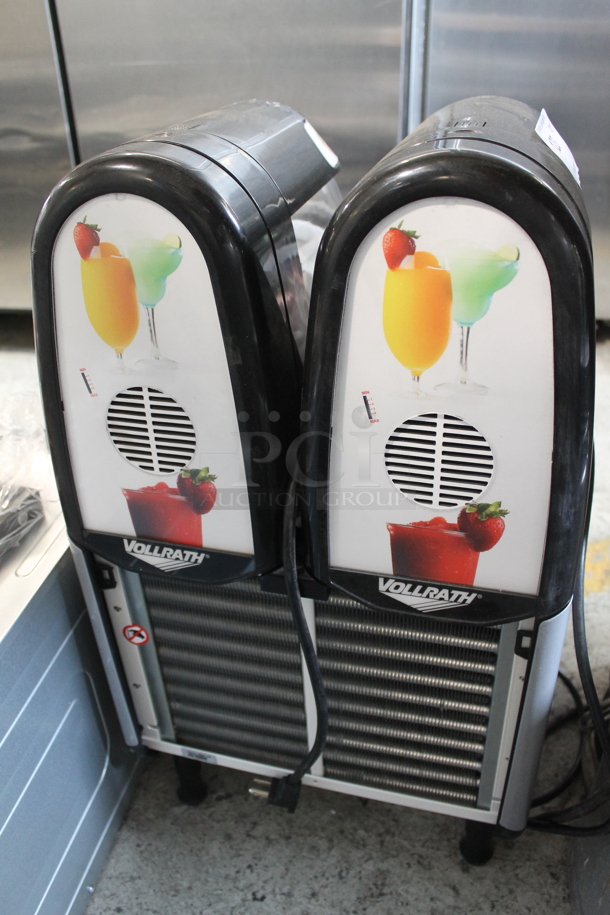 BRAND NEW SCRATCH AND DENT! Vollrath VCBA128-37 Metal Commercial Countertop 2 Hopper Slushie Machine. 115 Volts, 1 Phase. Tested and Working! - Image 4 of 9
