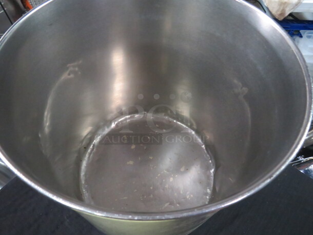 One 13X13.5 Heavy Duty  Stainless Steel Stock Pot.  - Image 2 of 2
