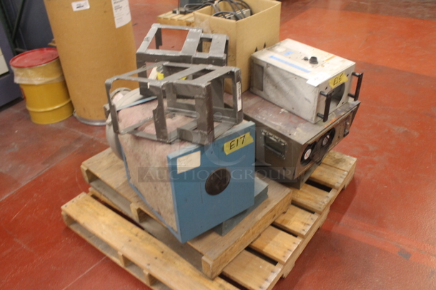 ALL ONE MONEY! PALLET LOT of Various Items Including UV Microwave Light Source and Motor. BUYER MUST REMOVE. - Image 2 of 7