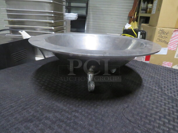 One 14X5 Silver Footed Bowl.  - Image 1 of 3