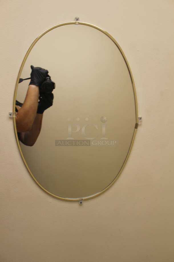 ALL ONE MONEY! ROOM LOT of Various Items Including Mirror, 2 White Cabinets and Fake Plant. Does Not Include Toilet or Sink. BUYER MUST REMOVE. - Image 7 of 7