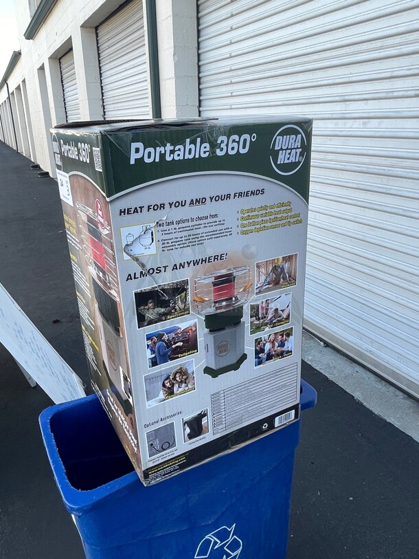 New! Dura Heat LP10-360 10,000 BTU 360 Degrees Single Tank Portable Indoor/Outdoor Propane Heater NSF Tested and Working! - Image 5 of 6