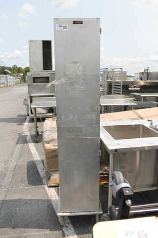Lockwood Metal Commercial Enclosed Pan Rack.