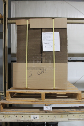 ALL ONE MONEY! PALLET LOT of BRAND NEW Cardboard Boxes. BUYER MUST REMOVE.