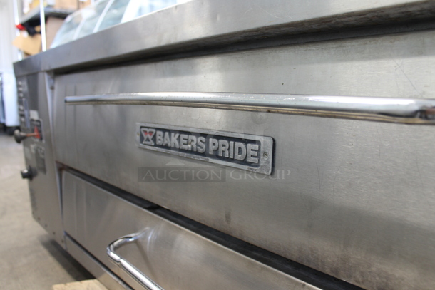 Bakers Pride Y800 Stainless Steel Commercial Natural Gas Powered Single Deck Pizza Oven. 120,000 BTU. - Image 7 of 12