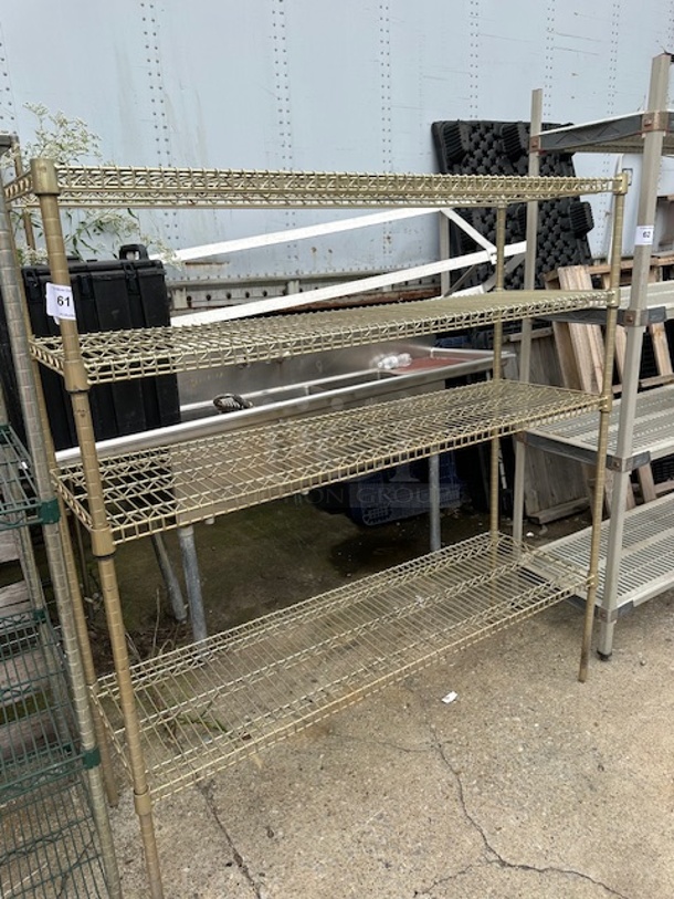 One Metro Shelf With 4 Shelves. 60X18X63 - Image 1 of 1