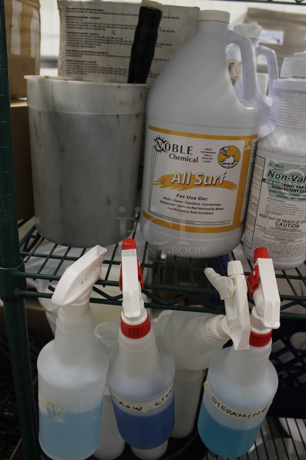 ALL ONE MONEY! Two Tier Lot of Various Items Including Cleaner, Butane Fuel and Bags - Image 6 of 10