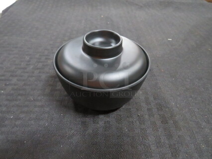One Case Of 40 NEW Alessi 4 Delta Soup Cup With Lid. 