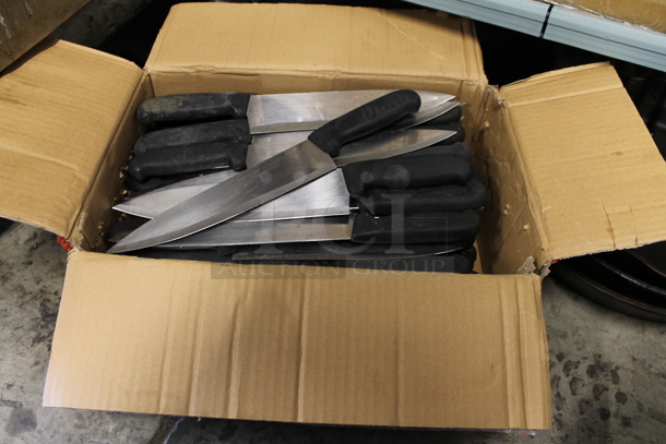 45 SHARPENED Stainless Steel Chef Knives. 45 Times Your Bid! - Image 1 of 4