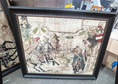One 47X37 Framed Picture.