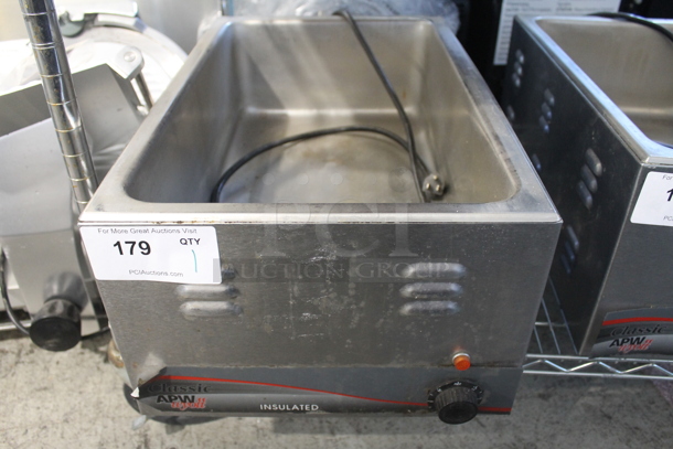APW Wyott W-3Vi Stainless Steel Commercial Countertop Food Warmer. 120 Volts, 1 Phase. Tested and Working! - Image 1 of 6