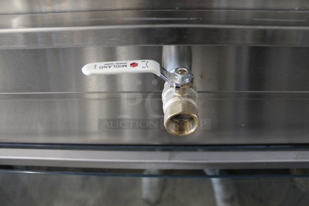 BRAND NEW! BKI VGG-16F Stainless Steel Commercial Electric Powered Rotisserie Oven on Commercial Casters. Stock Picture Used as Gallery Picture. 208 Volts, 3 Phase. Goes GREAT w/ Lot #4! - Image 8 of 11