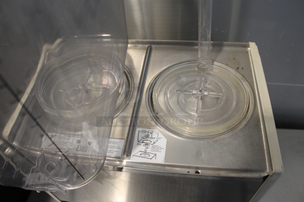 2013 Crathco D25-4 Stainless Steel Commercial Countertop 2 Hopper Refrigerated Beverage Machine. Missing 1 Hopper. 115 Volts, 1 Phase. Tested and Working! - Image 5 of 7