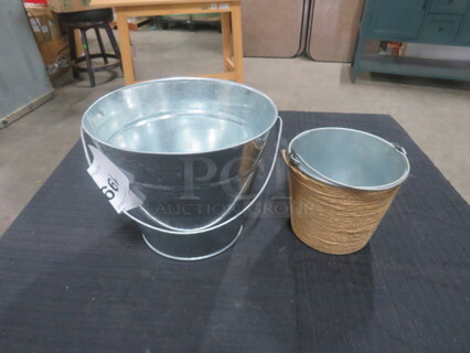 Assorted Tin Bucket. 2XBID