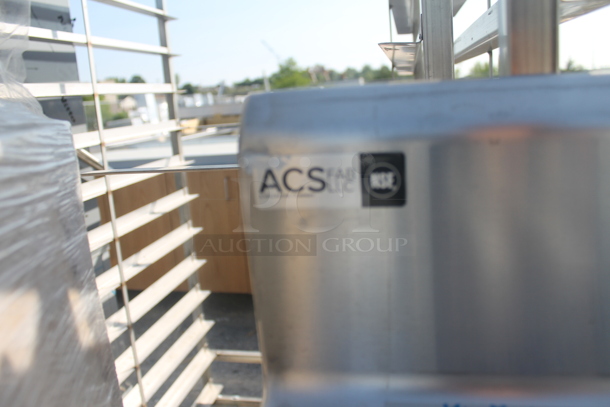 BRAND NEW! ACS FAB LLC Stainless Steel Table w/ Back Splash and Under Shelf. Does Not Come w/ Shelves on Under Shelf. - Image 5 of 5