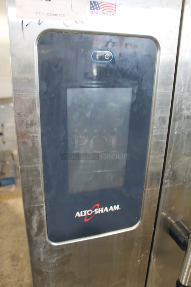 2016 Alto Shaam CTP10-10E Stainless Steel Commercial Electric Powered Combitherm Convection Oven on Stainless Steel Equipment Stand. 208-240 Volts, 3 Phase. - Image 3 of 12