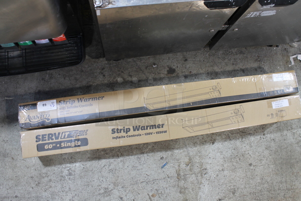 2 BRAND NEW! Stainless Steel Commercial 60" High Wattage Strip Warmer; ServIt 423SWI60CP and Avantco 177SW60INCP. 120 Volts, 1 Phase. 2 Times Your Bid! - Image 3 of 6