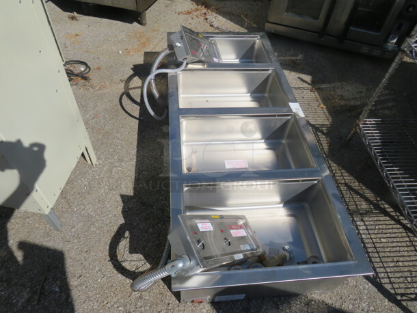 One NEW Wells 4 Well Drop In Steam Table. Model# MD41022A0012. 208/240 Volt. 57.5X23.5X10 - Image 2 of 3
