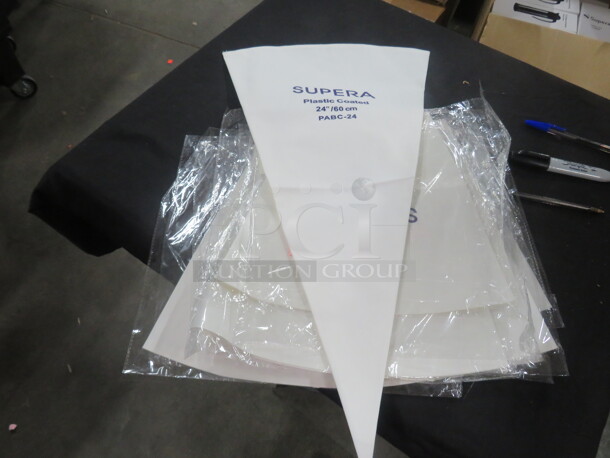 NEW Supera Plastic Coated 24 Inch Reusable Pastry Bag. #PABC-24. 3XBID