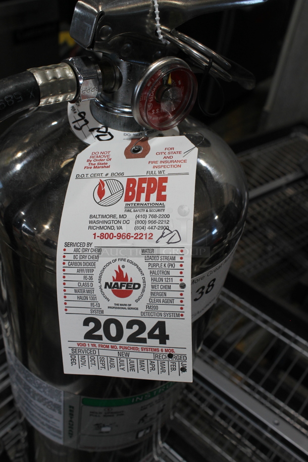 Amerex Wet Chemical Fire Extinguisher. Buyer Must Pick Up - We Will Not Ship This Item - Image 2 of 5