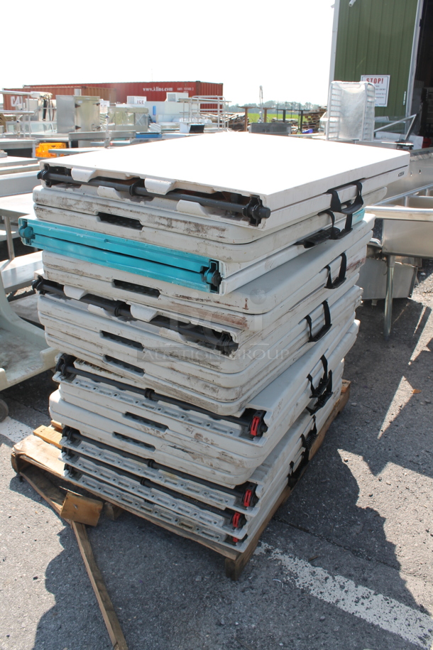 13 Lifetime Poly Folding Tables. 13 Times Your Bid! - Image 2 of 6